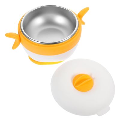 HANABASS Insulation Bowl Boy Girl Bowl Lids Large Capacity Safe for Toddlers Smooth Edges Dishwasher Safe