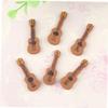 Yardwe 6pcs Guitar Model Display Micro Guitar Decors Mini Simulation Mini Desktop Adorns view 3