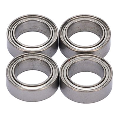 Drfeify 4Pcs RC Car Ball Bearings, 6046 Metal Double Rubber Sealed Bearing Kit for SCY 16101 16102 16103 16201 Upgrade Parts