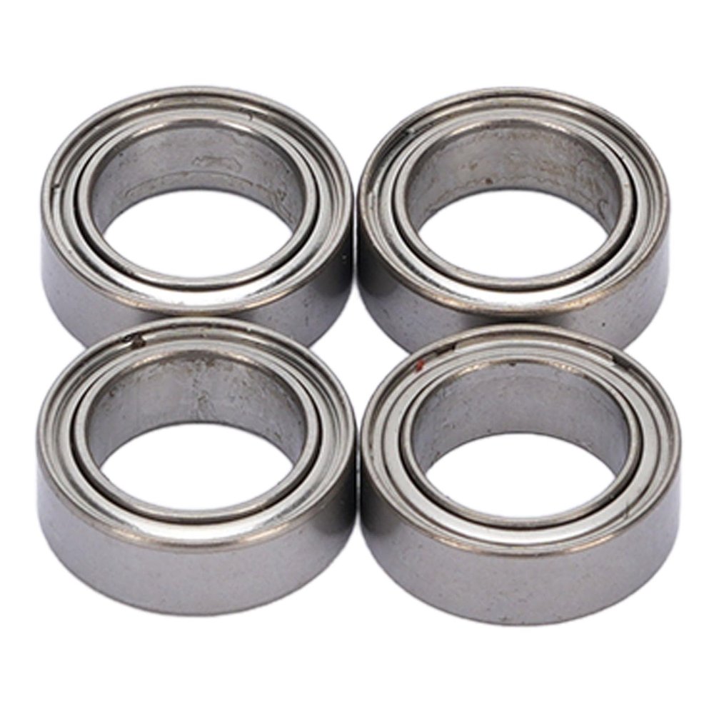 Drfeify 4Pcs RC Car Ball Bearings, 6046 Metal Double Rubber Sealed Bearing Kit for SCY 16101 16102 16103 16201 Upgrade Parts