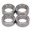 Drfeify 4Pcs RC Car Ball Bearings, 6046 Metal Double Rubber Sealed Bearing Kit for SCY 16101 16102 16103 16201 Upgrade Parts view 1