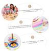 HANABASS 2sets Wooden Tops Gyroscope Toys for Boys and Girls Preschool Toys Fidget view 2