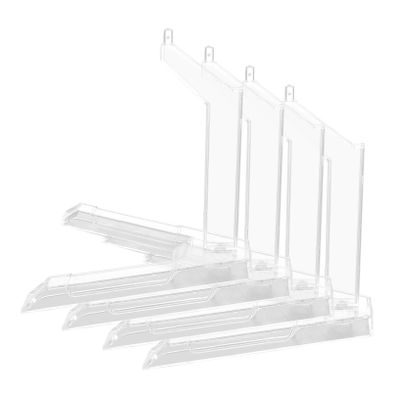 Yardwe 4pcs Model Airplane Stand Action Figure Holders Versatile Design Stable Plastic Base