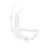 Yardwe 4pcs Model Airplane Stand Action Figure Holders Versatile Design Stable Plastic Base view 2