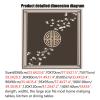 ZHDLdpUS Mahjong Table Mat Home Playing Poker Tablecloth Thickened Soundproof Square Tablecloth Automatic Mahjong Table(Coffee,75cm/29.5in) view 2