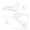 Abaodam 4pcs Clear Flexible Action Figure Display Stands for Dolls and Model Toys Versatile Base Holder for Showcasing Figures Easy Assembly and Smooth Finish view 3