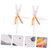 CORHAD 2pcs Easter Fairy Stick Toys Adorn Boy Girl Plaything Lightweight for Parties Weddings and Festivals for Boys and Girls Decor and Fun Activities view 4