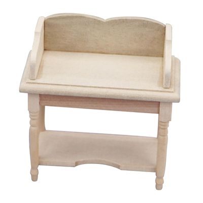BCOATH Miniature Wooden Desk for Dollhouse Simulation Furniture Scale Creative Design Wooden Material for Mini Furniture Decoration and Cozy Atmospheres