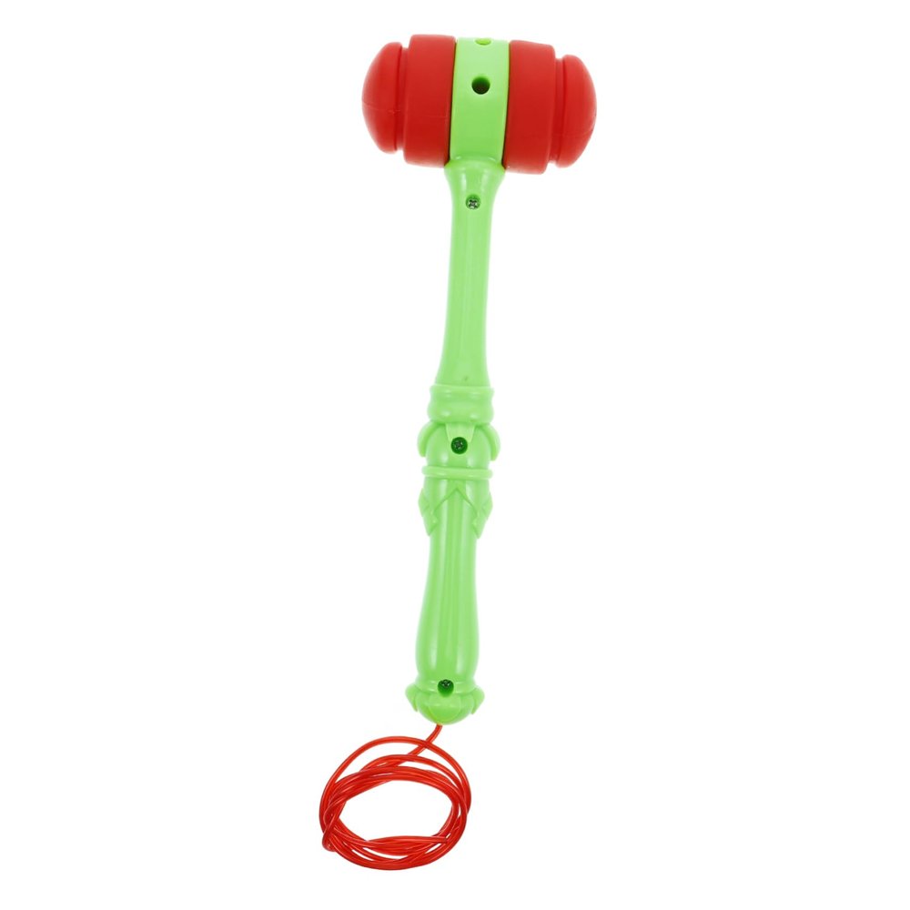 NAMOARLY DIY Boys and Girls Hammer Toy Green Squeaky Mallet Boy Girl Early Educational Toy Pounding Hammers