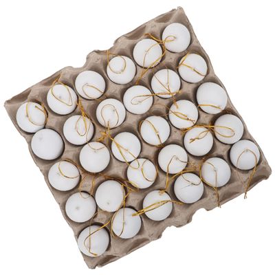 WESIEVYA 1set Easter Decorating Kit Smooth Simulation Eggs Paper Holders for Boys and Activities for Easter Parties and Art Projects