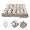 WESIEVYA 1set Easter Decorating Kit Smooth Simulation Eggs Paper Holders for Boys and Activities for Easter Parties and Art Projects view 3