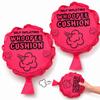 4E's Novelty 2-Pack Large Whoopee Cushions, 7-Inch Self-Inflating Whoopie Cushion for Kids & Adults, Durable Whoopee Cushion Toy, Pink Whoopie Pillows for Kids Prank for Party, Prank Cushion Toys view 1