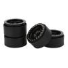 1.9in Aluminum Alloy Beadlock Wheel Rims Axial SCX10 90046 RC Crawler Car Parts Simulation Improvement Applicable for Remote Control Car (Black) view 4