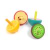 LIOOBO Fruit Shape Mini Top Wooden Boys and Girls Toy Exercise Fine Motor Skills Hand-Eye Coordination Safe for Toddlers Lemon view 3