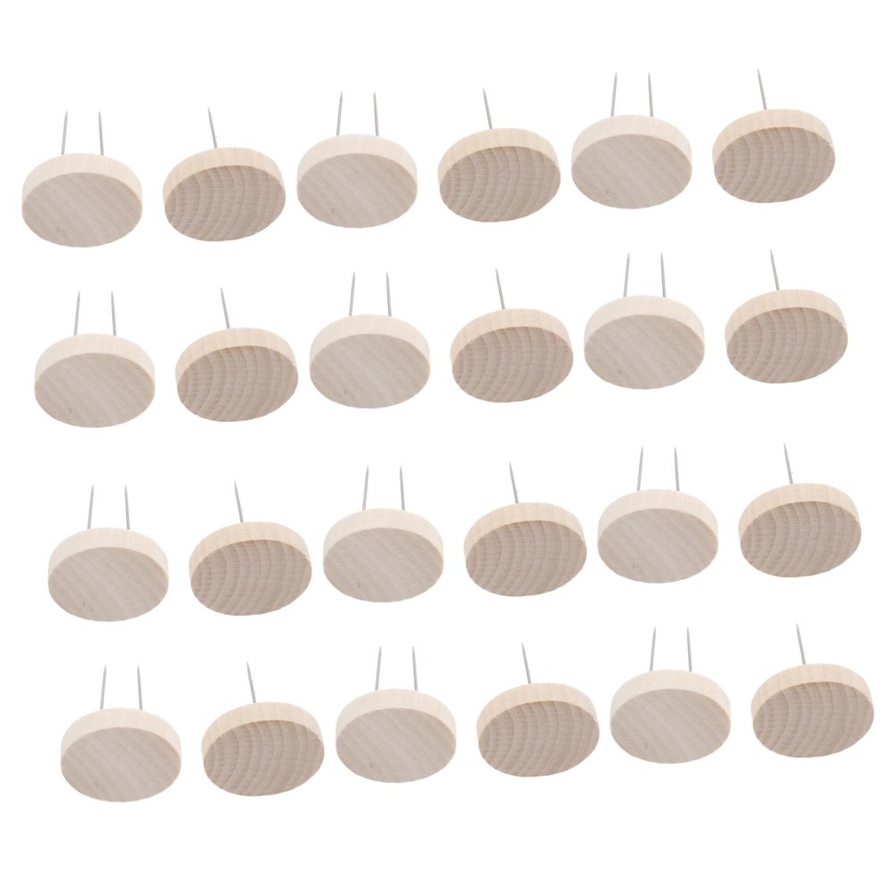 NAMOARLY 24pcs Wooden Doll Stand Dual Steel Needles for Crochet and Felt Animal Display Secure Support Frame for Knitted Dolls Figures Versatile Base for Photography and Organization