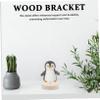 NAMOARLY 24pcs Wooden Doll Stand Dual Steel Needles for Crochet and Felt Animal Display Secure Support Frame for Knitted Dolls Figures Versatile Base for Photography and Organization view 4