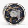 W1LD (Worldwide 1nnovative Leading Design) Milder Yo-Yo - Bi-Metal 6061+Titanium Rim YoYo (Merry Go Round- Navy Orange Splash) view 2