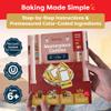 Baketivity Masterpiece Cookies Kids Baking Kit - Cooking Kit for Kids with Premeasured Ingredients, Step by Step Instructions, Paint Brushes, Art Lessons - Baking Set for Girls, Boys Ages 6-12 view 3