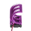 Motor Heat Sink with Cooling Fan for 1/10 Electric RC Car 540/550 Motor, Superior Heat Dissipation, Compatible with AXIAL SCX10/ CC01 (Purple view 4
