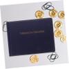 Angoily Slot Horizontal Insert Coin Collection Book Large Capacity Coin Storage Album for Collectors Dustproof Stylish view 4