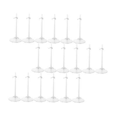 Toddmomy 18pcs Doll Support Stands Sturdy Display Racks for Dolls for Collectors and Boys and Girls Storage to Protect and Showcase