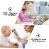 Garneck Silicone Suction Plate Heart Shaped Feeding Dish for Boy Girl Microwave Safe and Easy to Clean for Boy Girl Mealtime Training Pink view 2