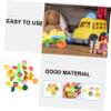 KOMBIUDA 24pcs Boys and Girls Bouncy Fun Bouncing Toy for Develop Hand-Eye Coordination Portable Plaything for Indoor and Outdoor Activities view 3