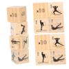 BESPORTBLE 3sets Exercise Dice Fun Workout Dice for Home Parties and Ktv for Fitness Training and Exercise Activities view 1