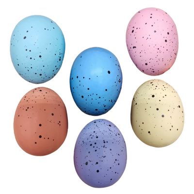 BESTonZON 6pcs Decorative Models for Easter Crafts Painting Props for Boys and Girls Realistic Adornment Props for Holiday Celebrations