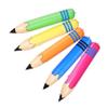 BRIGHTFUFU 5pcs Giant Inflatable Pencil Toys Pvc Hammer Barbell for School Party Decorations view 1