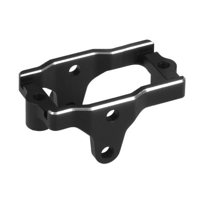 for TRX4M for Defender for Bronco 1/18 9739 Aluminum Alloy Steering Servo Mount RC Crawler Car Upgrade Parts RC Car Repair Kit(Black)