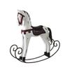 Hohopeti 2pcs Pink Wooden Rocking Horse Craft Toy Hobby Horse Decor for Home Handmade Wooden Ornament view 3