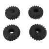 1.0in Wheel Rubber Tires RC Rubber Tires Better Grip Anti Slip Wear Resistant Shock Absorption for AXIAL SCX24 1/24 RC Crawler view 2