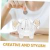 Abaodam Elephant Piggy Bank for Boys and Girls Elephant Decor Coin Storage Jar Animal Money Bank view 3