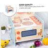 Yardwe 1set Imitation Kitchen Toy for Boys and Girls Wooden Cooking Playset Accessories for Interactive Pretend Play Safe and Educational Fun Bright Colors view 4