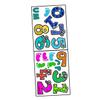 KICHOUSE 1set Removable Floor Number Game Stickers for Boys and Girls Lattice for Playroom and Bedroom Material Fun Patterns for Interactive Learning and Decor view 1