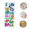 KICHOUSE 1set Removable Floor Number Game Stickers for Boys and Girls Lattice for Playroom and Bedroom Material Fun Patterns for Interactive Learning and Decor view 4