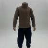 1:6 Male Doll Clothes Turtleneck Sweater and Pants Clothing Model for 12inch Male Doll Figures, Dark Brown view 2