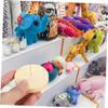 Anneome 4pcs Wooden Needle Stand for Felting Dolls Display Holder Solid Base Short Needle Doll Stand for Crochet Animal Figures and Projects view 4
