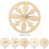 DOITOOL Wooden Spinning Tops: 20PCS Unfinished Spinning Tops DIY Kids Painting Toys for Children to Paint Craft Supplies view 3