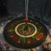 Fuhiueos Divination Board with Crystal Dowsing Divination Necklace Rubber Divination Board Metaphysical Dowsing Board view 3