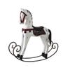 BCOATH 2pcs Wooden Rocking Horse Horse Crafts Rocking Handmade Ornament Home Decor view 3
