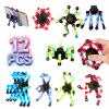 12PCS Glow Valentines Day Gift for Kids Fidget Toys Bulk Transformable Fidget Spinner for Kids and Adults, Stress Relief Sensory Toy Robot Spinner Toy for Valentines Day Gifts Easter Basket Stuffers view 1