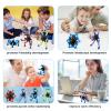 12PCS Glow Valentines Day Gift for Kids Fidget Toys Bulk Transformable Fidget Spinner for Kids and Adults, Stress Relief Sensory Toy Robot Spinner Toy for Valentines Day Gifts Easter Basket Stuffers view 3