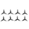 12 Pairs For (12CW+12CCW) 2023S 51mm 3-blade Propeller 1.5mm, FPV Racing Freestyle 2 Inch Micro Toothpick Drone(12Pairs Crystal Gray) view 4
