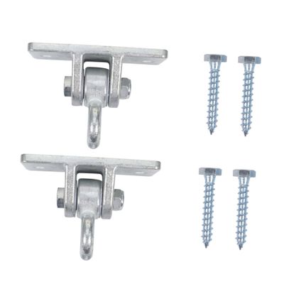CIYODO 1Set Heavy Duty Steel Swing Hooks with Screws for Outdoor Swing Hammock Swing Brackets for Secure Installation Parks and Backyards