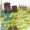 SUPVOX 100pcs Pirate Soldier Mini Action Figures Lightweight Small Soldier Models for Role-Playing Games and Scene Decoration Pirate Decorations for Collectors view 3
