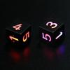 2 Pack Number Dice, Light up Dice, dice Built-in Vibration Sensor chip, Vibration Will Glow. One Charge can Last for 1000 uses. view 1