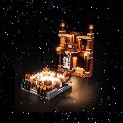 Brick Shine Light Kit for Woodland Mansion Fighting Ring 21272(Model Set is not Included) (Classic)