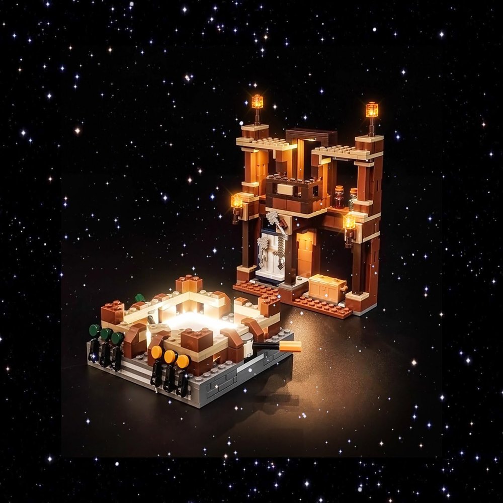 Brick Shine Light Kit for Woodland Mansion Fighting Ring 21272(Model Set is not Included) (Classic)